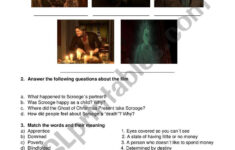 A Christmas Carol (2009 Movie) Worksheet - Esl Worksheeterik0308 with Christmas Movie Worksheets