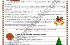 A Christmas Story - Esl Worksheetpatties inside Christmas Story Worksheets