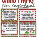 Best Ever Christmas Scavenger Hunt   Play Party Plan In Christmas Scavenger Hunt Worksheet