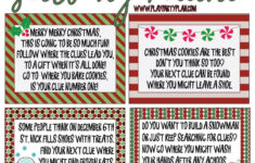 Best Ever Christmas Scavenger Hunt - Play Party Plan in Christmas Scavenger Hunt Worksheet