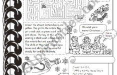 Christmas Activities - Esl Worksheetmarylin throughout Christmas Worksheets For Esl Adults