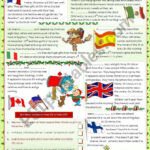 Christmas Around The World   Esl Worksheetmariaolimpia Within Christmas Traditions Around The World Worksheet