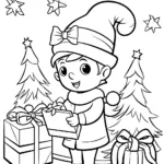 Christmas Coloring Page Creamcolored Holiday Pertaining To Coloring Worksheets Christmas