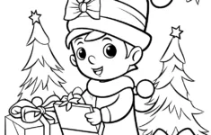 Christmas Coloring Page Creamcolored Holiday pertaining to Coloring Worksheets Christmas