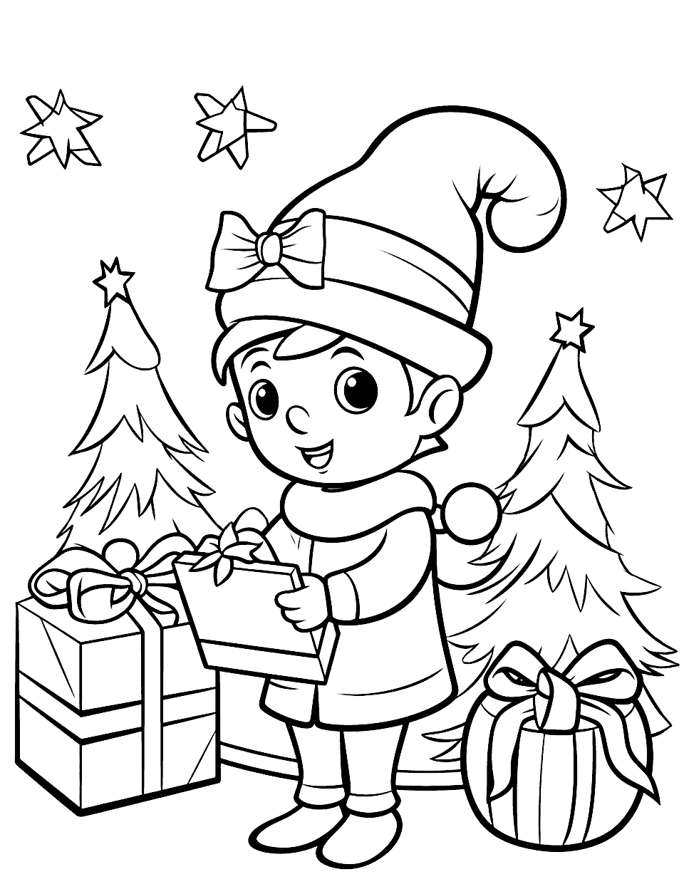 Christmas Coloring Page Creamcolored Holiday pertaining to Coloring Worksheets Christmas