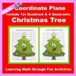 Christmas Coordinate Plane Graphing Picture  Christmas Tree Ii Throughout Christmas Tree Graph Worksheet