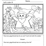 Christmas Counting Worksheet   Free Printable, Digital, & Pdf Regarding Christmas Science Worksheets Free