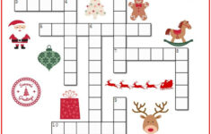 Christmas Crossword Puzzle Printable - Thrifty Momma'S Tips pertaining to Christmas Worksheets Crossword