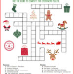 Christmas Holiday Indem Fill In Crossword Throughout Christmas Puzzle Worksheet