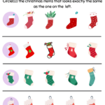 Christmas Matching Outfits Archives   About Preschool Intended For Christmas Matching Worksheet