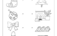 Christmas Matching – Worksheet Shop inside Christmas Matching Worksheet