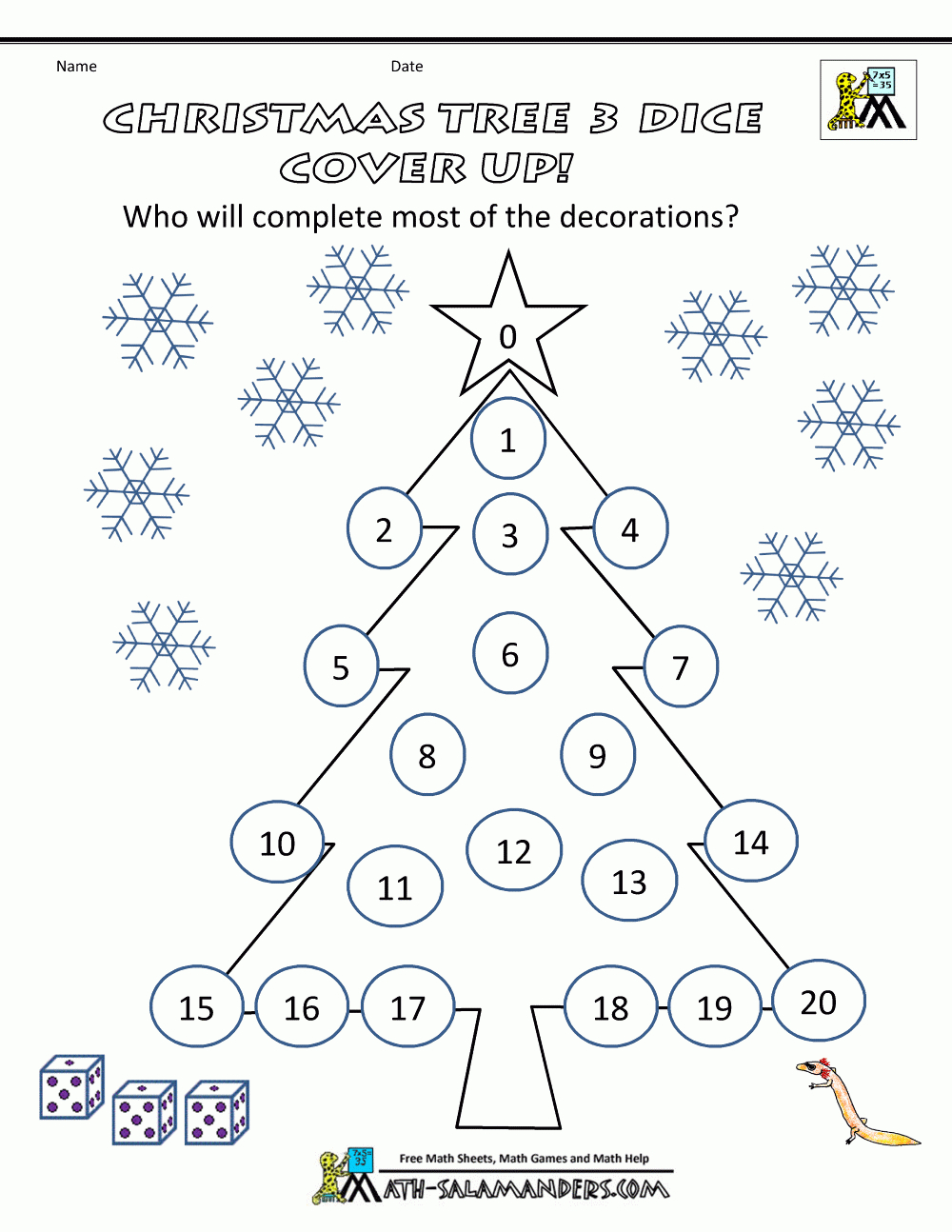 Christmas Math 5Th Grade Worksheets in Christmas Math Worksheets Division