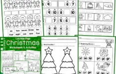 Christmas Math &amp; Literacy Worksheets &amp; Activities For Kindergarten for Christmas Math Worksheet Kindergarten