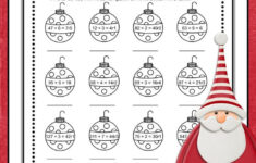 Christmas Math Worksheets | Christmas Multiplication And Division for Christmas Multiplication And Division Worksheets