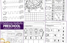 Christmas Nativity Preschool Worksheets And Activities No Prep with regard to Christmas Nativity Worksheets