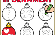 Christmas Ornaments Tracing Printables : Free 6 Fun Tracing with Christmas Ornament Worksheet