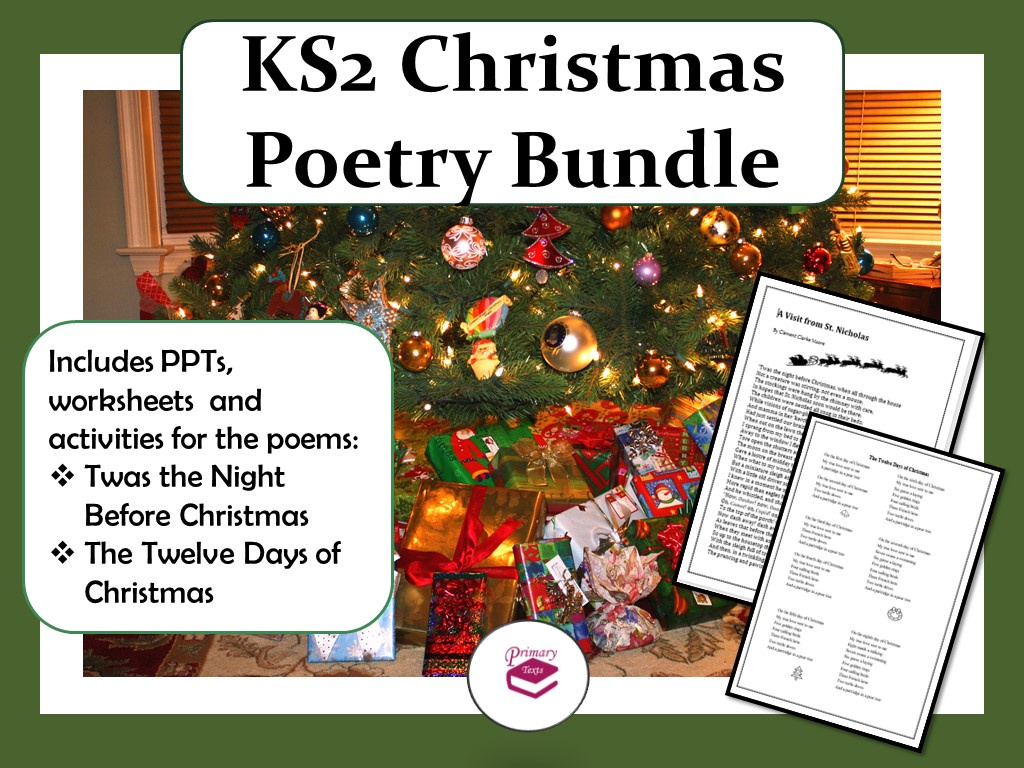 Christmas Poetry Ks2 Lesson Bundle - Primary Texts English intended for Christmas Poetry Worksheets