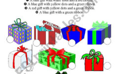 Christmas Presents - Esl Worksheetloebe regarding Christmas Present Worksheet