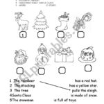 Christmas Primary School   Esl Worksheetamalthea81 For Christmas Primary Worksheets