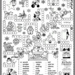 Christmas Puzzle   Esl Worksheetsilvanija For Christmas Puzzles Worksheets