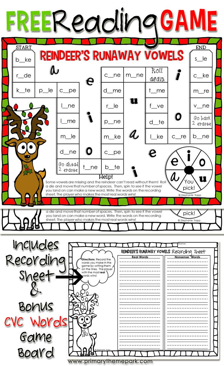 Christmas Reading Game Printable intended for Christmas Reading Worksheets For 2Nd Grade