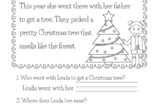 Christmas Reading Worksheet intended for Christmas Reading Worksheet