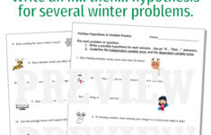 Christmas Science Worksheets: Scientific Method - Flying Colors in Christmas Science Worksheets Middle School