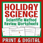 Christmas Science Worksheets: Scientific Method   Flying Colors Throughout Christmas Science Worksheets Middle School