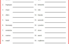 Christmas Scrambler Free Word Game Puzzle - Thrifty Mommas Tips regarding Christmas Puzzles Worksheets