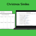 Christmas Similes | Speech Therapy Ideas Within Christmas Similes Worksheets