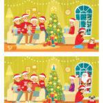 Christmas Spot The Difference | Shepherds Friendly With Christmas Spot The Difference Worksheet