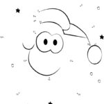 Christmas Star Dot To Dot Printable Worksheet   Connect The Dots With Christmas Star Worksheet