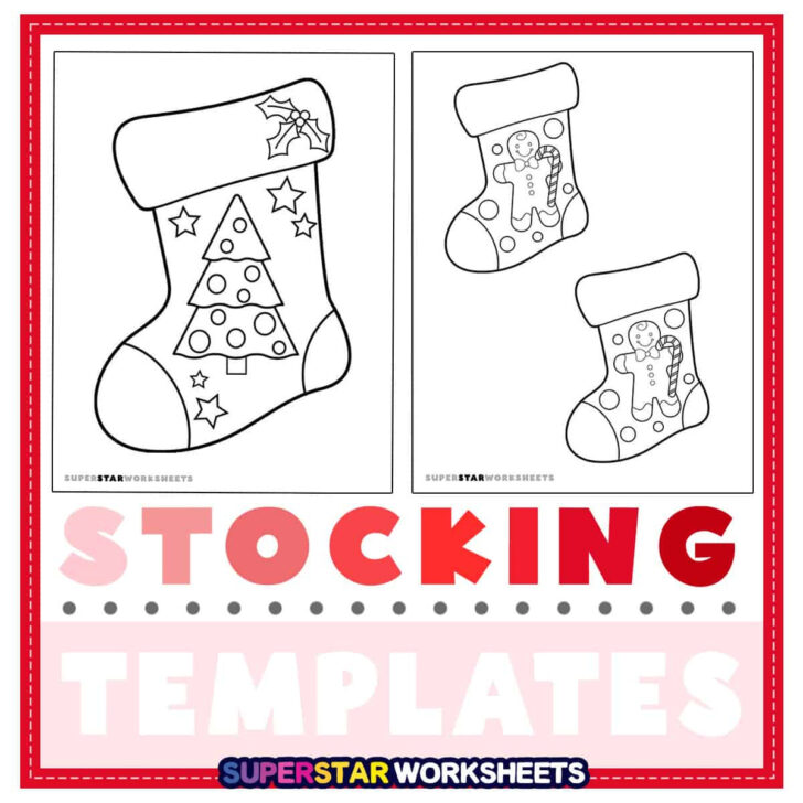 Christmas Stocking Worksheets Printables