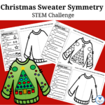 Christmas Sweater Symmetry Stem Challenge   Jdaniel4S Mom Within Christmas Sweater Worksheet