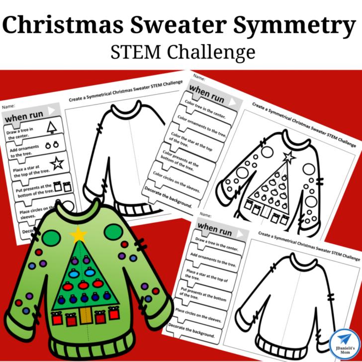 Christmas Sweater Worksheet