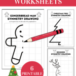 Christmas Symmetry Worksheets   Lemon And Kiwi Designs In Christmas Symmetry Worksheets