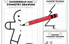 Christmas Symmetry Worksheets - Lemon And Kiwi Designs in Christmas Symmetry Worksheets