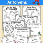 Christmas Synonyms & Antonyms Games Within Christmas Synonyms And Antonyms Worksheets