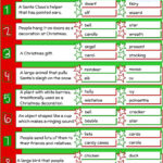 Christmas Time Quiz Worksheet For Christmas Quiz Worksheet