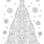 Christmas Tree Adult Coloring Page | Woo! Jr. Kids Activities In Christmas Tree Coloring Worksheet