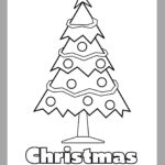 Christmas Tree Coloring Page   Ezpzlearn Regarding Christmas Tree Coloring Worksheet