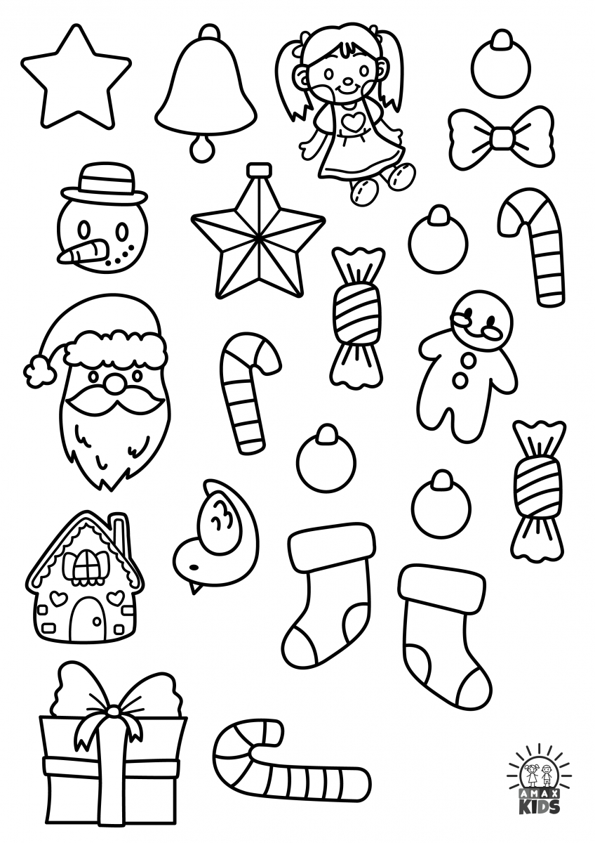 Christmas Tree Decoration – Printable Cut And Paste Worksheets For inside Christmas Tree Decoration Worksheet