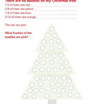 Christmas Tree Fractions: A Festive Maths Worksheet   Hope Blog Throughout Christmas Math Worksheets Fractions