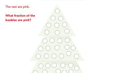 Christmas Tree Fractions: A Festive Maths Worksheet - Hope Blog throughout Christmas Math Worksheets Fractions