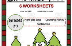 Christmas Tree Money Worksheetsteach Simple inside Christmas Money Math Worksheets