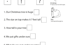 Christmas Tree Punctuation - Asl Teaching Resources regarding Christmas Punctuation Worksheets