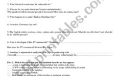 Christmas Truce 1914 - Esl Worksheetvirbrunet throughout Christmas Truce Worksheet