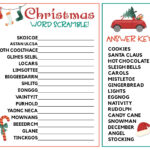 Christmas Word Scramble   14 Free Pdf Printables | Printablee With Christmas Word Scramble Worksheet Answers