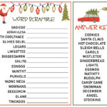 Christmas Word Scramble Game   15 Free Pdf Printables | Printablee For Christmas Unscramble Worksheets For Adults