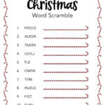 Christmas Word Scrambles   15 Free Printables | Printabulls Throughout Christmas Unscramble Worksheets